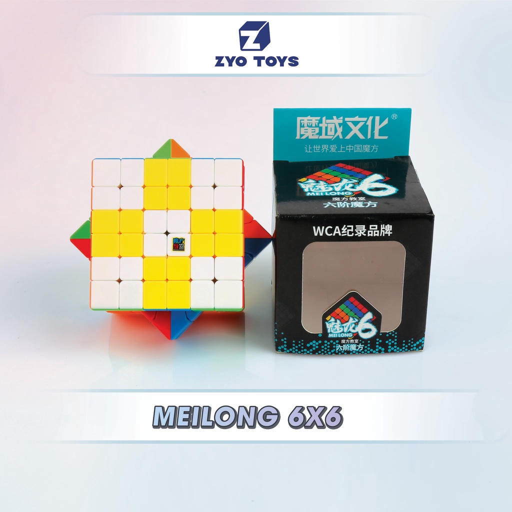 Rubik Meilong 6x6 - Đồ Chơi Trí Tuệ - Khối Lập Phương 6 Tầng Stickerless- Zyo Toys