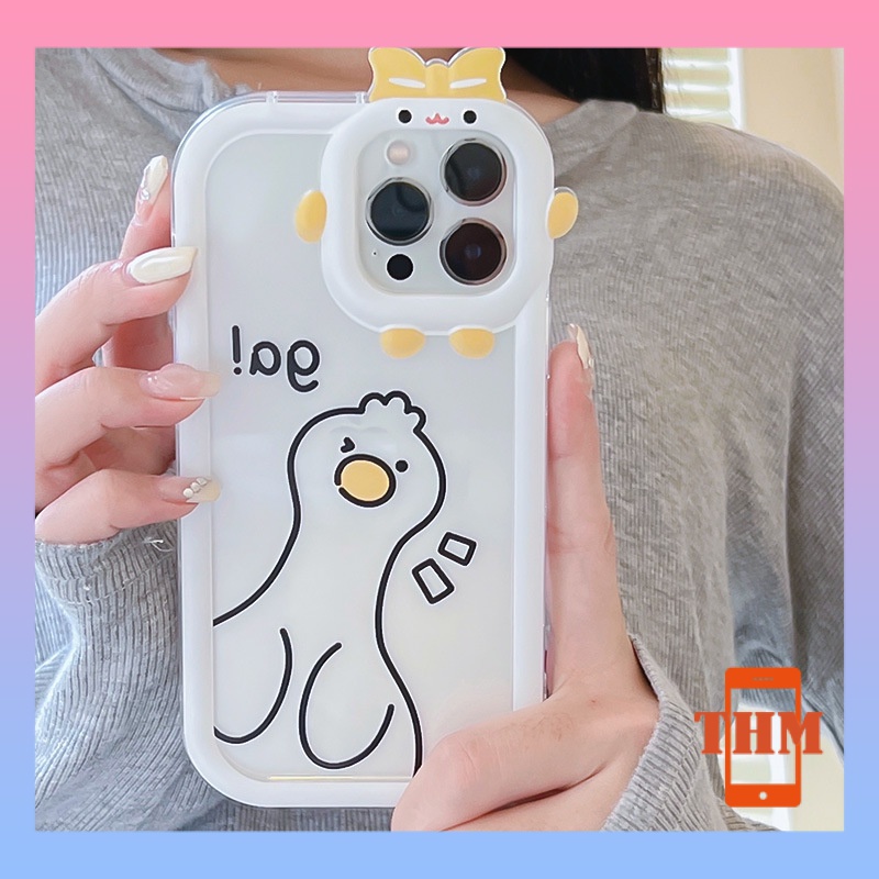 Ốp lưng iphone Vịt con hình quái vật nhỏ Cho Iphone 6 / 6S / 6splus / se / 7 / 7plus / 8 / 8plus / X / xs / xsmax / 11 / 12 / 13 / 14 / plus / pro / pro max-6006