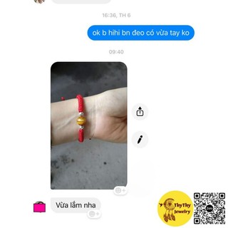 Vòng tay handmade bi đôi [ Tặng hộp đẹp]