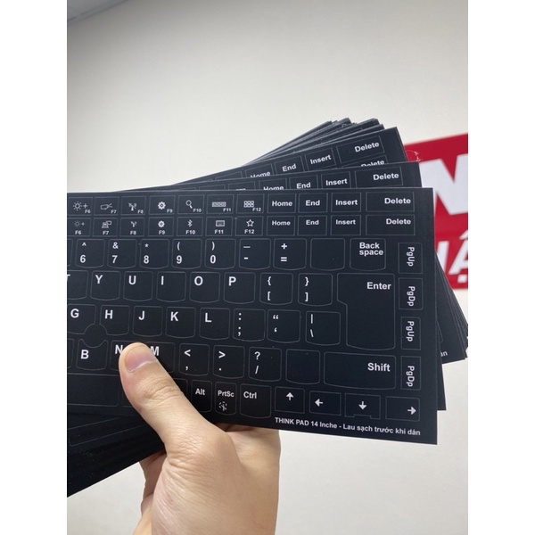 Miếng dán phím chuẩn US cho các dòng laptop nhật