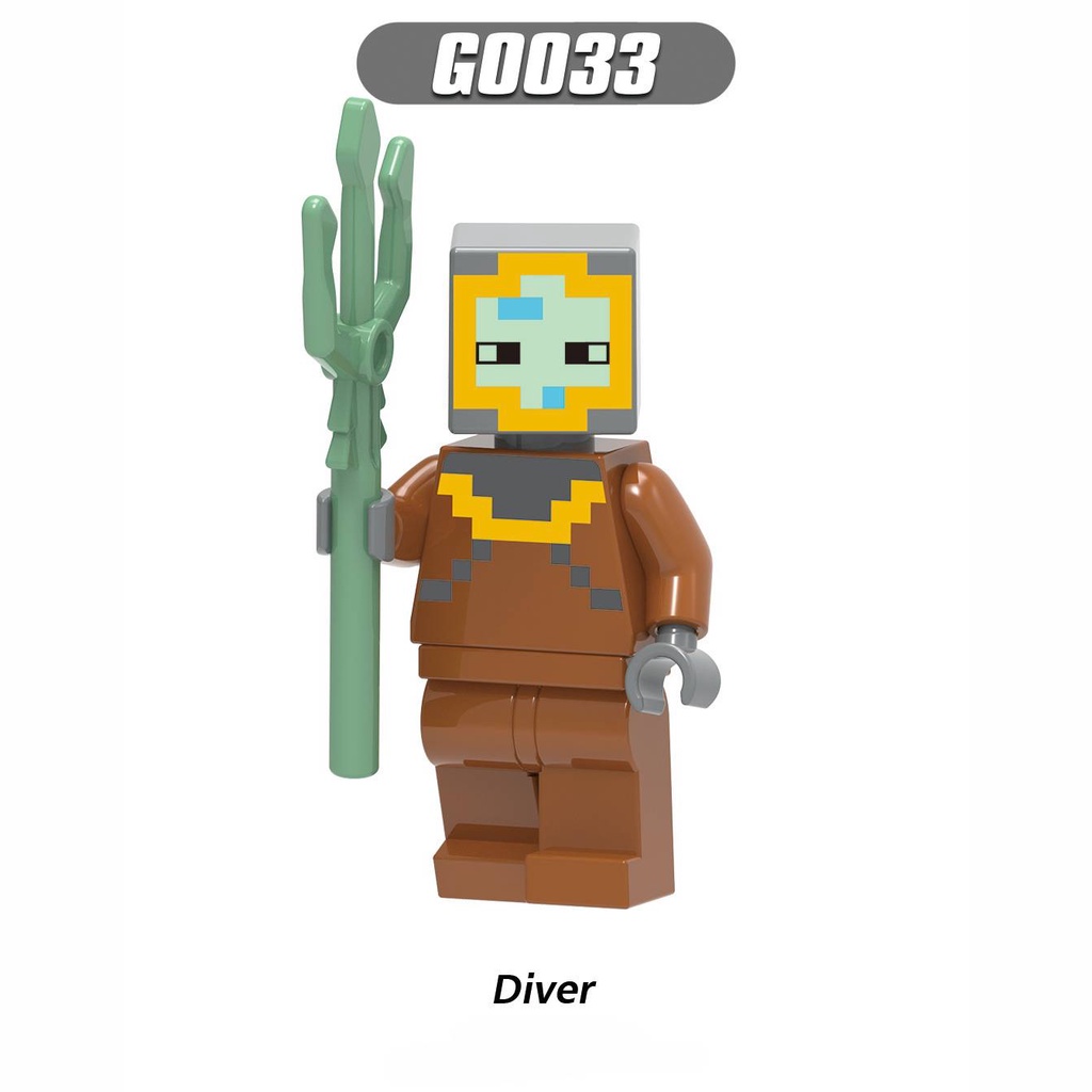 Si Mô Hình Đồ Chơi Nhân Vật Trong Game minecraft