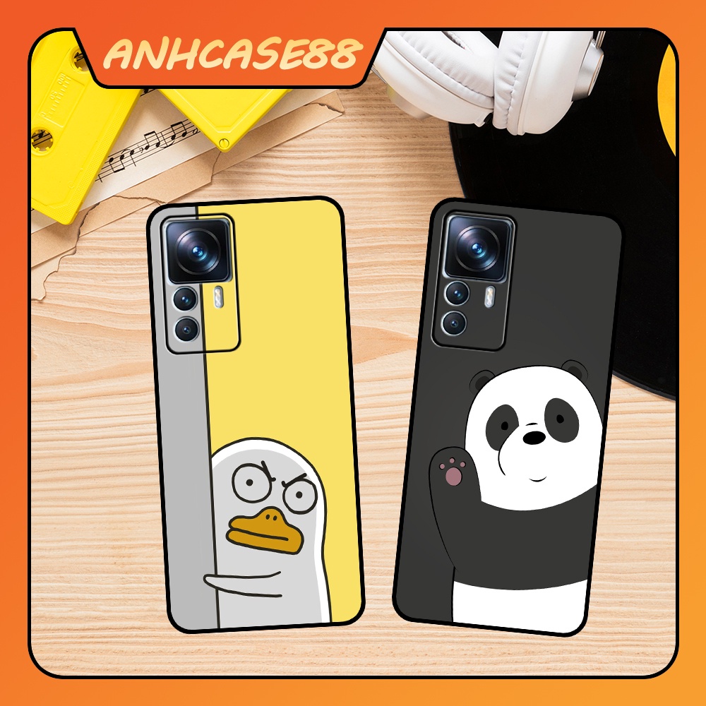 Ốp Lưng Điện Thoại Xiaomi 12T - 12T PRO In Hình Gấu Cute- Trend- CASE88.(5)
