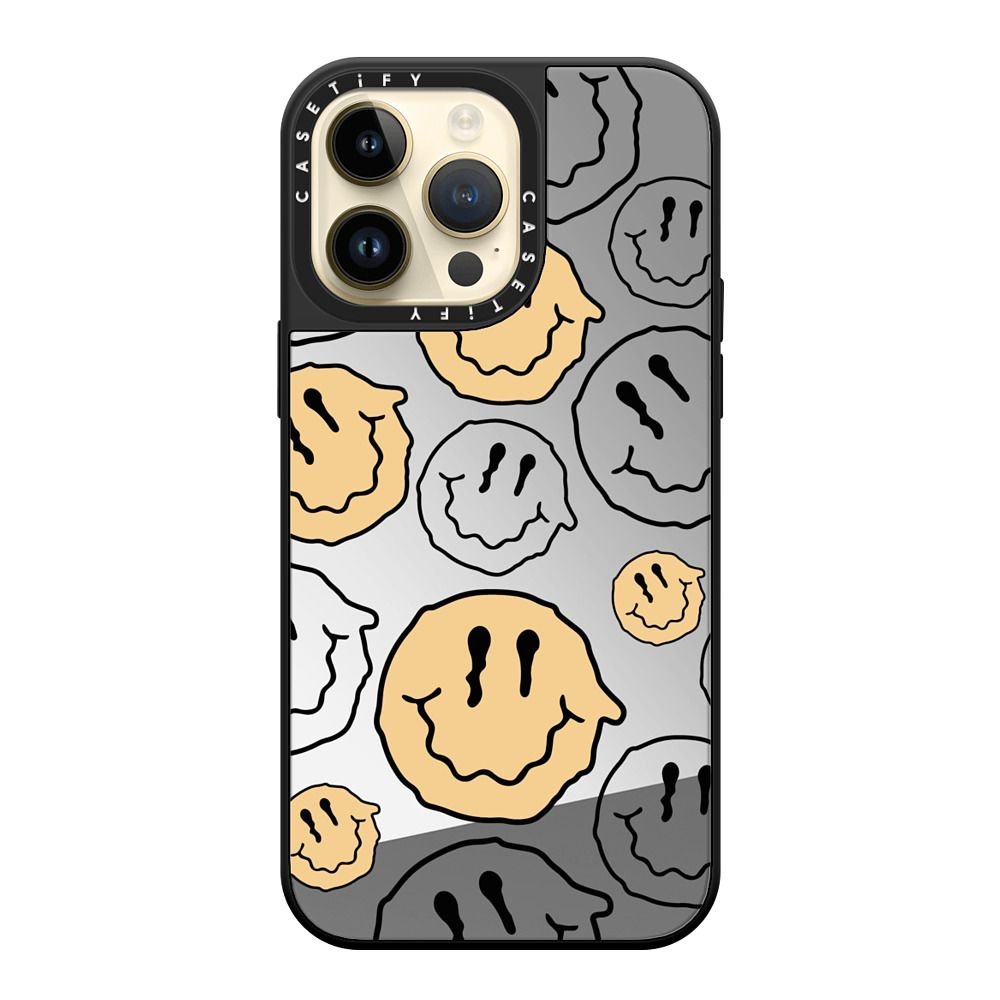 (Chính Hãng Casetify) Ốp Lưng Casetify Họa Tiết Smiley Transparent | No Box
