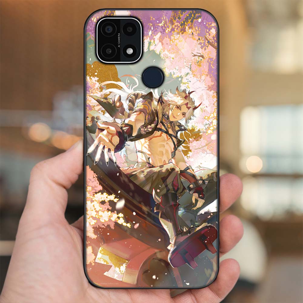 Ốp lưng Oppo A15, A15s viền đen in hình Arataki Itto Genshin Impact