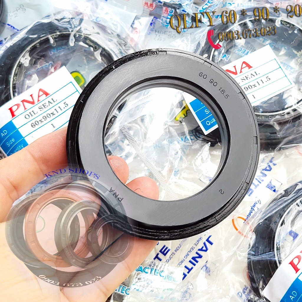 Phốt máy cày xới đất QLFY 60*90*11.5/16, phụ tùng phớt giàn xới, máy cắt liên hợp Kubota Yanmar Iseki Hinomto