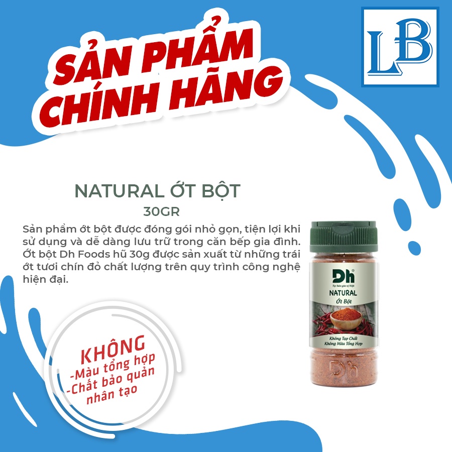 NATURAL ỚT BỘT DH FOODS