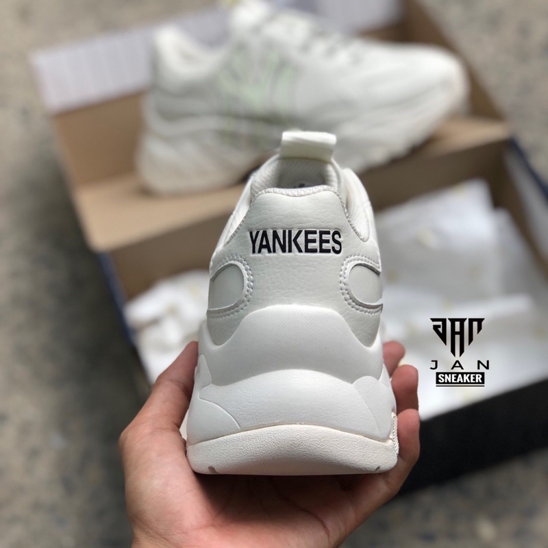 Giày MLB Bigball Chunky NY Trắng Chính hãng