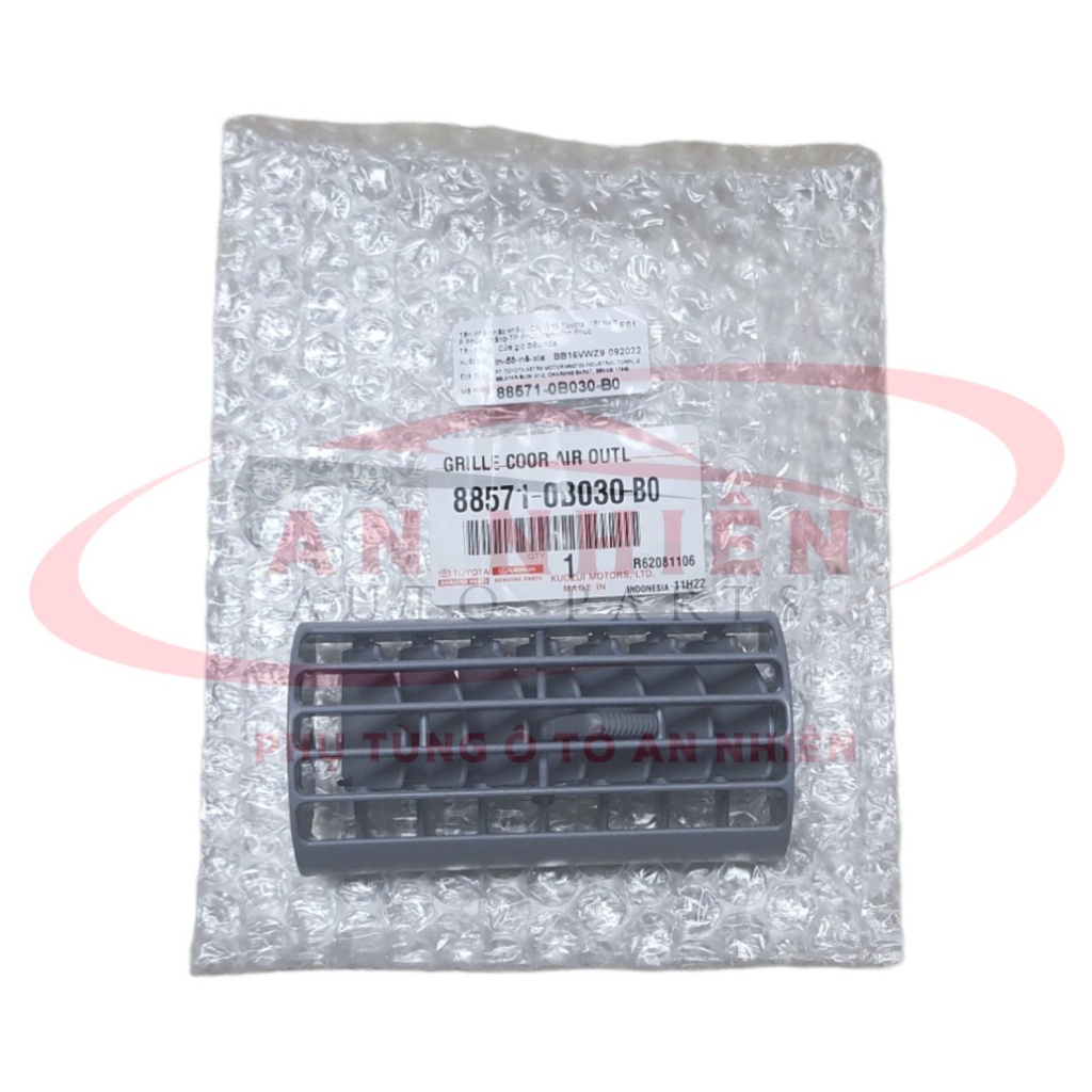 CỬA GIÓ ĐIỀU HÒA TOYOTA ZACE 2000 - 2005 CHÍNH HÃNG 885710B030B0