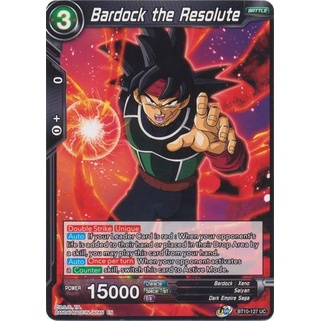 Thẻ bài Dragonball - TCG - Bardock the Resolute / BT10-127'