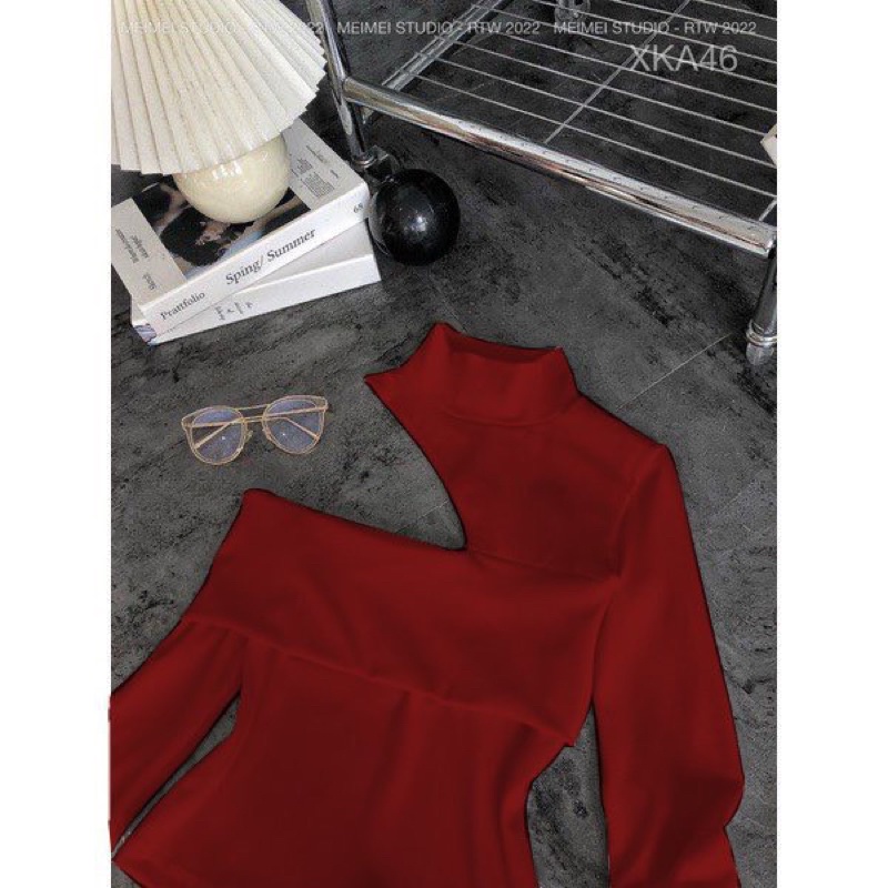 🧧 ÁO LỆCH VAI TAY DÀI LEN GÂN SIÊU XINHHH 60-90kg 🧧 BIGSIZE RIN HEO