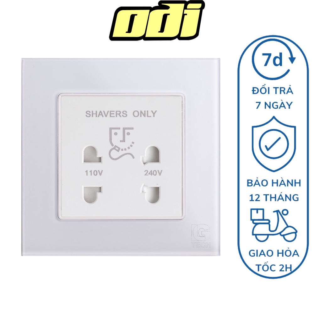 Ổ cắm dao cạo râu chống giật Lgtech LG-F71-0074W