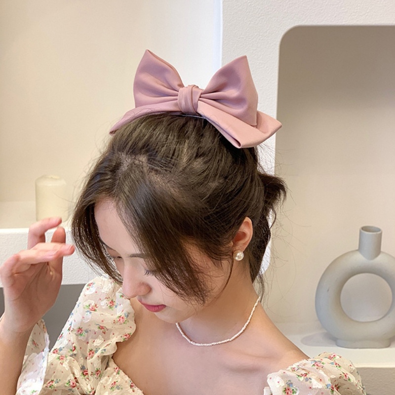 Kẹp Tóc Đuôi Ngựa Bằng Satin Kiểu Công Chúa Nymph Dùng Chụp Ảnh