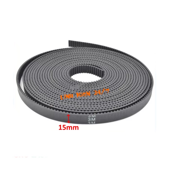 DÂY ĐAI CUROA, PULLEY 3M BẢN RỘNG ĐAI 15MM (1MÉT)
