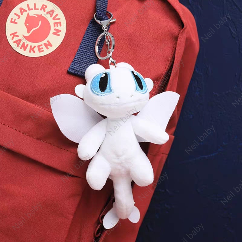 Móc khóa NEILBABY hình rồng nhồi răng sún How to Train Your Dragon siêu dễ thương treo trang trí balo 18cm