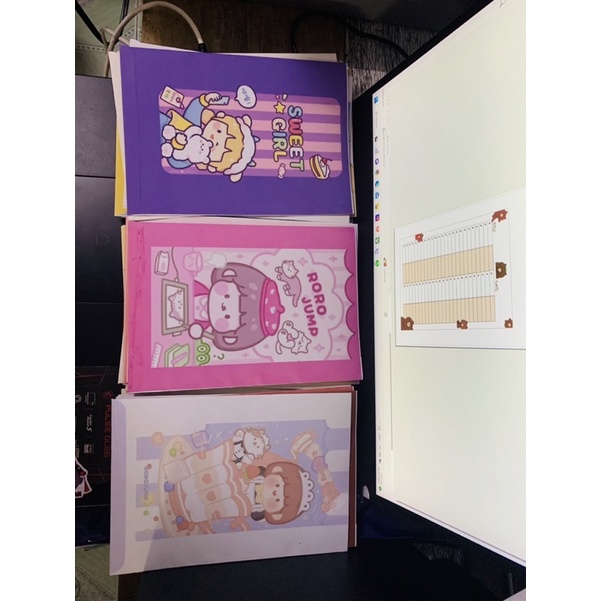 Combo 2 Túi giấy gói quà Roro Jump và dán niêm phong - có thiết kế riêng