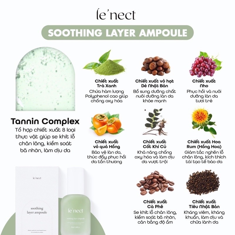 Siêu tinh chất BB Le'nect Soothing Layer Ampoule 50ml