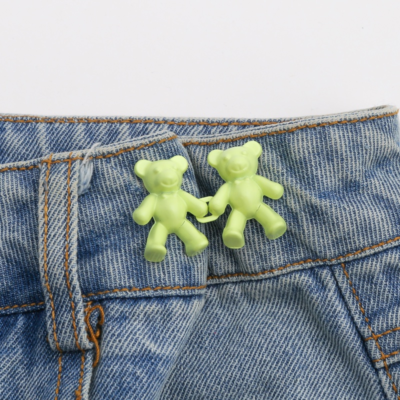 Thắt Lưng Có Nút Điều Chỉnh Được Hình Gấu Dễ Thương Cho Quần Jean