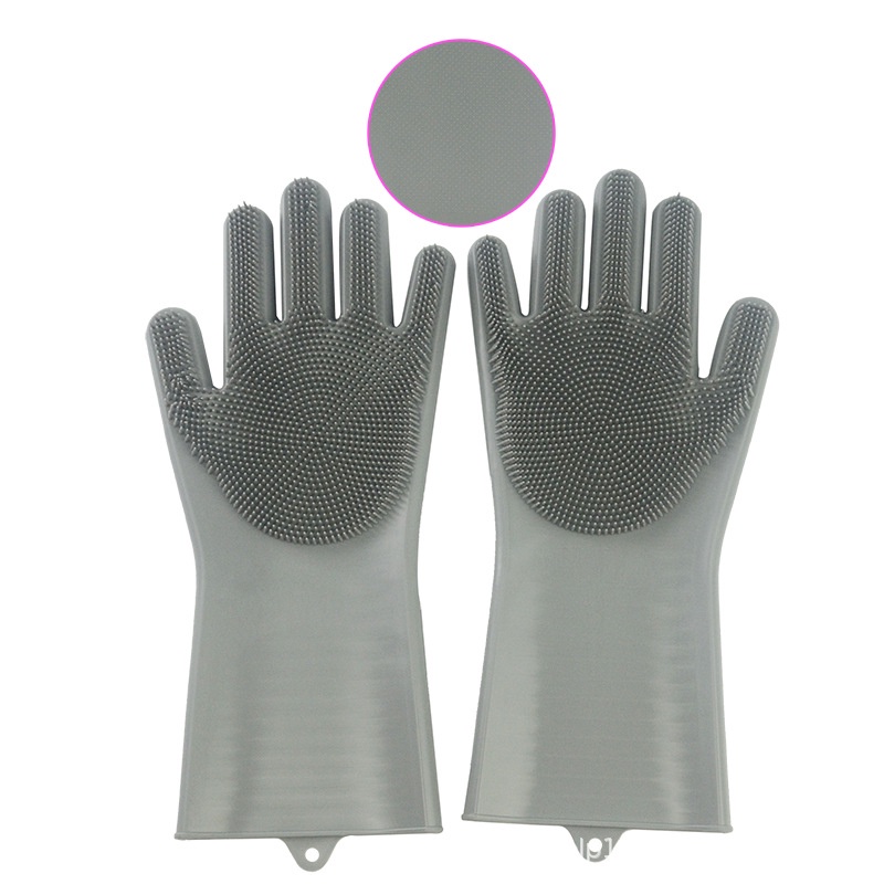 Bao Tay Rửa Chén Silicon Găng Tay Rửa Chén Bát Silicon Vệ Sinh Đa Năng MILLANA SHOP A112