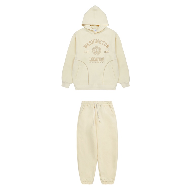 Bộ Nỉ Thể Thao Hoodie Phối Mũ 2 Lớp Nam Nữ, Nỉ Ngoại Bông Dày Dặn 100% Cá Tính