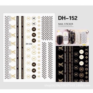 Nail sticker stick dán móng các mẫu Logo thương hiệu - Sài Gòn Nail