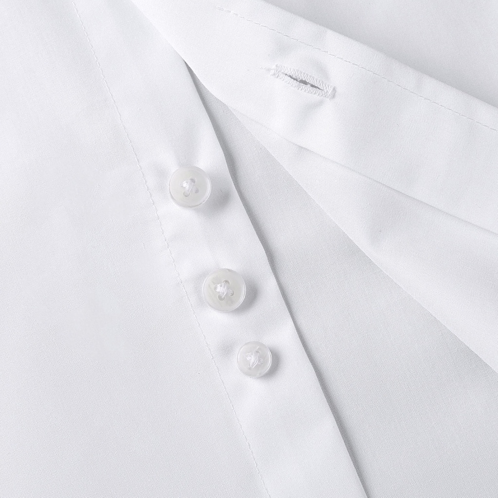 HLA - Áo sơ mi nam trắng công sở dài tay Soft and comfortable formal White Shirt