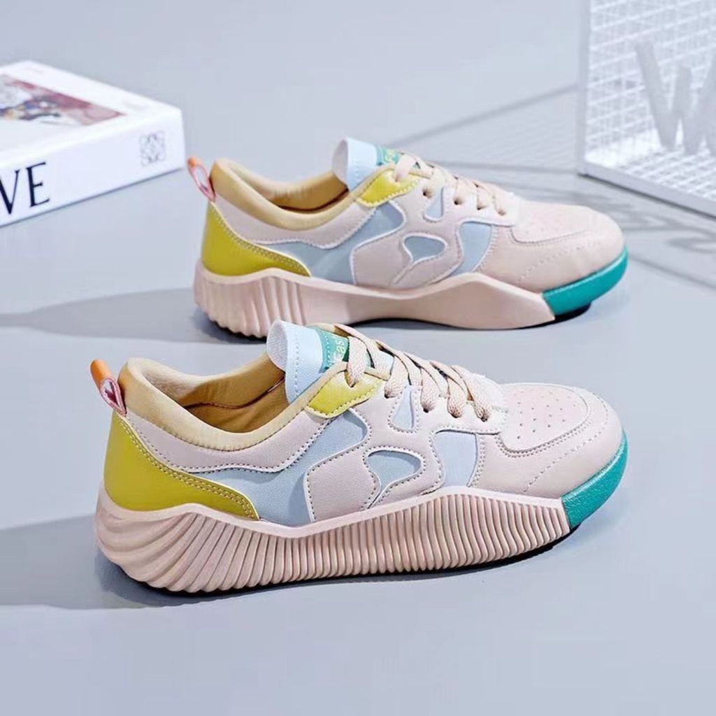 Giày Thể Thao Nữ, Thông Hơi, Chất Liệu Vải Dệt Cao Cấp Hot Trend 2023