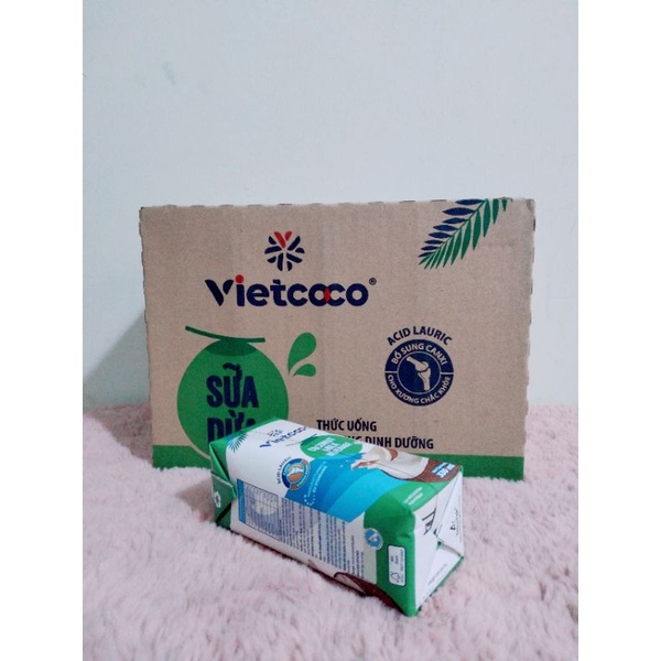 Sữa Dừa Vietcoco 1 thùng 12 hộp 330ml