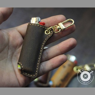 Bao bật lửa da thật 100%, Có móc đeo không bao giờ quên