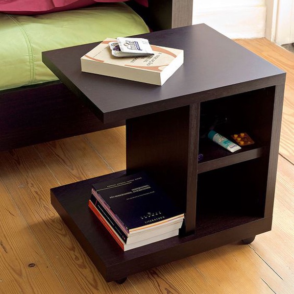 Bàn Laptop Mini Ván MDF 17mm di động - Bàn bên sofa - Bàn trà QAB05 - Nội thất lắp ráp 2022