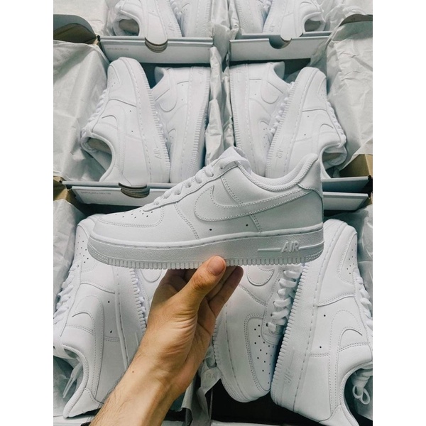 Giày Sneaker Nike Air Force 1 Men '07 ‘All White’  AF1 | PiuPiu Authentic