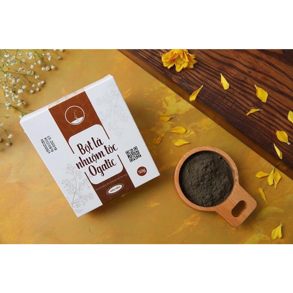 Bột Lá Nhuộm Tóc Orgatic