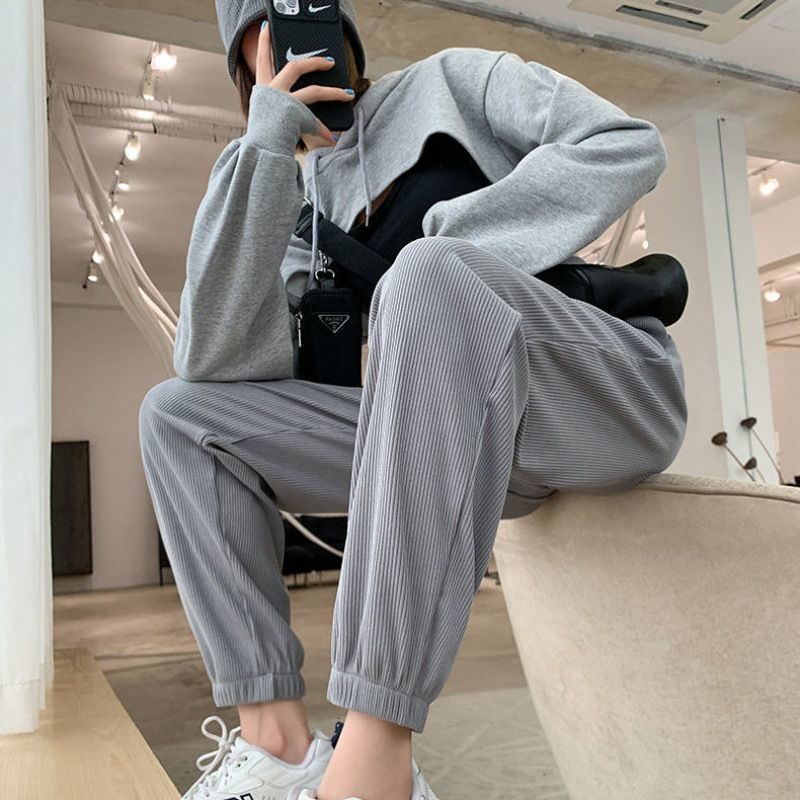 Quần Harem Lưng Cao Dáng Rộng Chất Liệu Lụa Mỏng Cao Cấp Thời Trang Cho Nữ