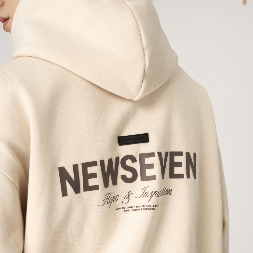Áo Hoodie NEWSEVEN Signature Basic. Áo N7 nỉ bông chui đầu.