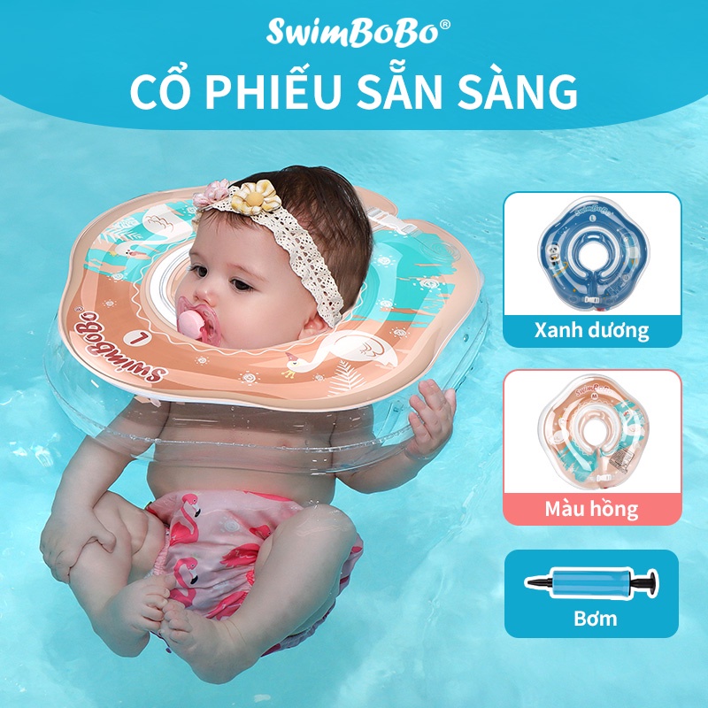 Phao Bơi Đeo Cổ An Toàn Dành Cho Bé 0-10 Tháng Tuổi