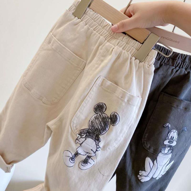 Quần Dài In Họa Tiết Hoạt Hình Dễ Thương Cho Bé