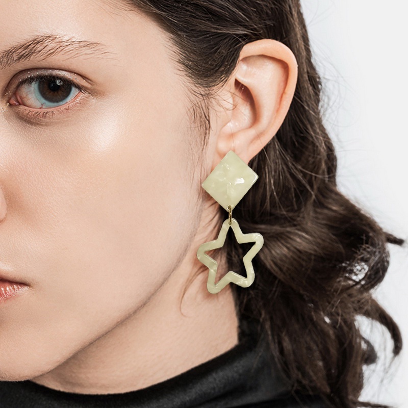 Đôi bông tai dáng dài kiểu dáng độc đáo nhiều màu sắc thời trang cho nữ