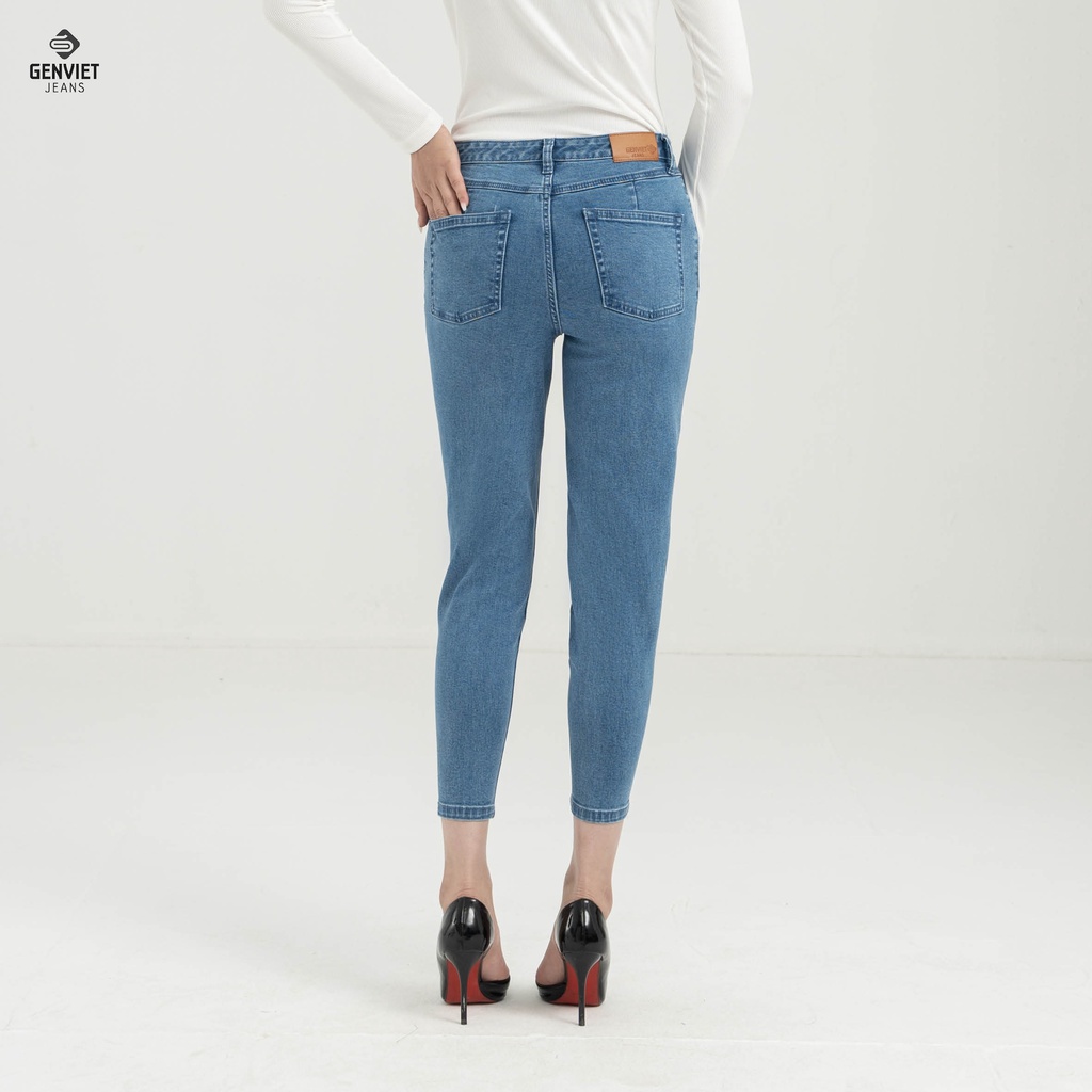 Quần Jeans Nữ Plus Size Genviet Bigsize DQ107J8106