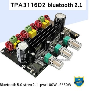 Mạch khuếch đại công suất lõi kép TPA3116D2 TPA3116 TDA3116D2 TDA3116 3116 Bluetooth 5.0 kênh 2.1 công suất 100W + 2x50W