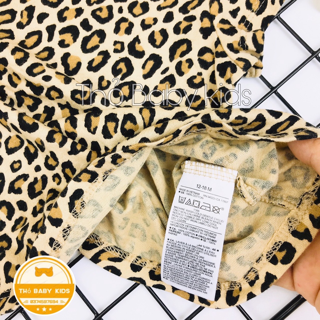 Áo cộc tay xuất dư bé gái old navy, áo thun ngắn tay thỏ baby kids