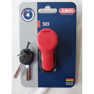 [HCM - Q.9] Khóa Phanh Đĩa Xe Máy ABUS 303 Red