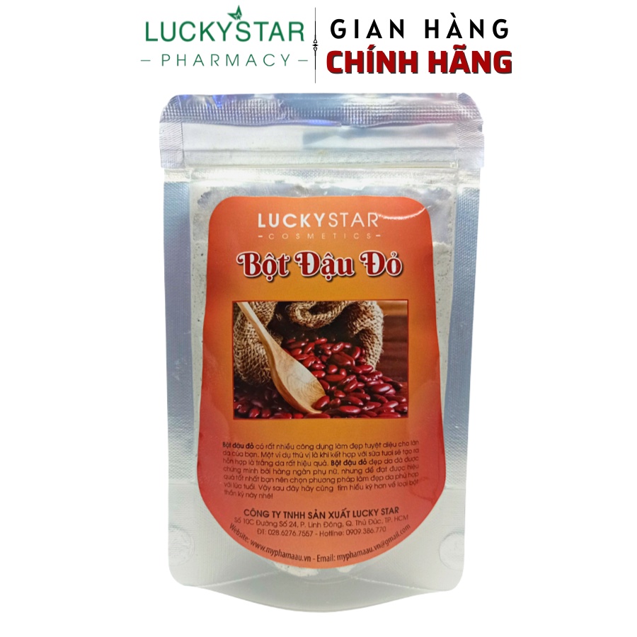 Mặt Nạ Đậu Đỏ Lucky Star 100gr