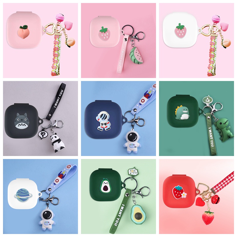 Dành Cho Anker Soundcore P25i R50i P20i Ốp Lưng Hoạt Hình Đào / Bơ / Động Vật Dễ Thương Silicon Tai 