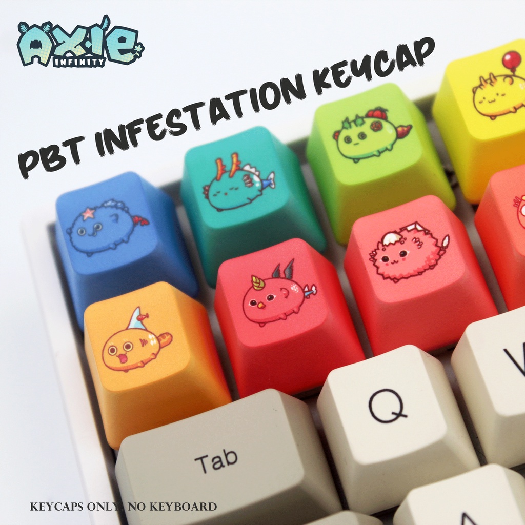 Nút Bàn Phím Cơ Keycap Hoạt Hình Dễ Thương