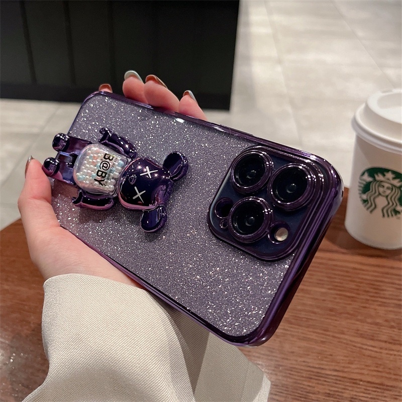 Ốp Điện Thoại Trong Suốt Mạ Điện 3D Cho iPhone 6 plus 6s plus 7 plus 8 plus xs max xr 11 pro max 12 pro max 13 pro max 14 plus 14 pro max