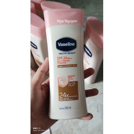 Sữa dưỡng thể Vaseline sáng da Perfect Youth 350ml