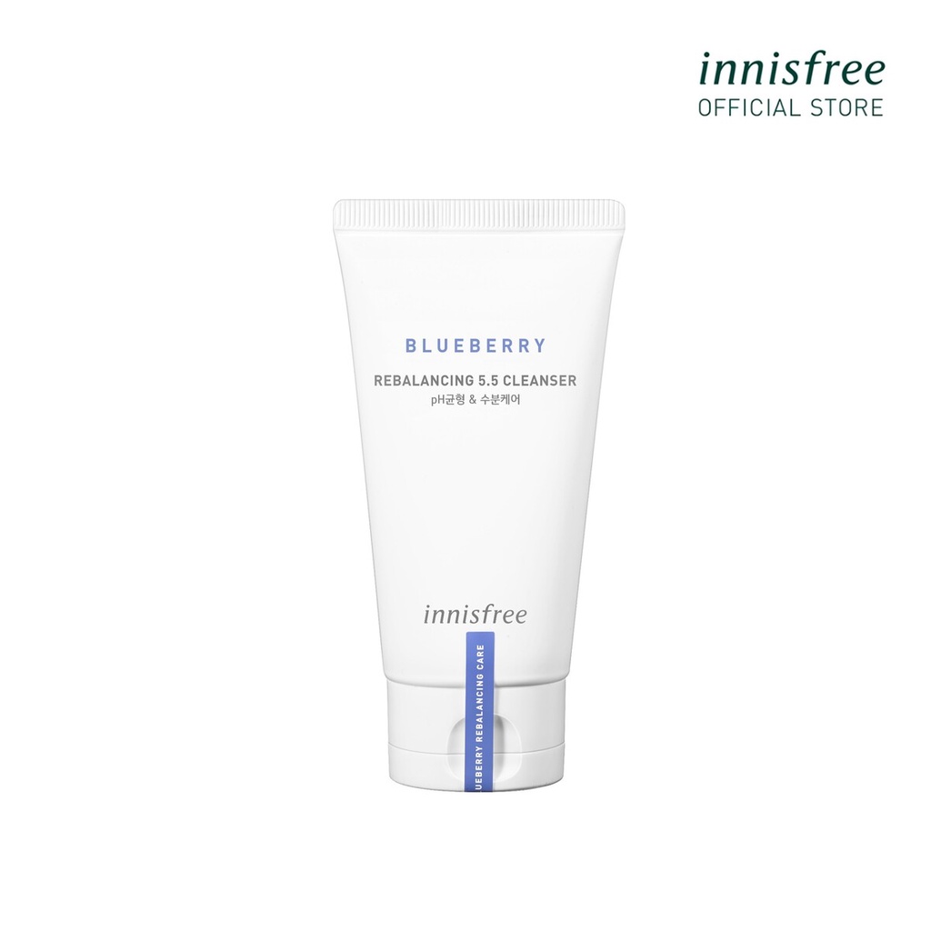 Sữa rửa mặt từ blueberry innisfree Blueberry Rebalancing 5.5 Cleanser 100ml