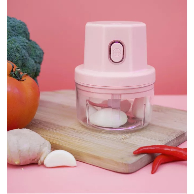 Máy Xay Tỏi Ớt Cầm Tay Mini Sạc Điện - Máy Xay Thịt Rau Củ Quả Cầm Tay Siêu Tiện Lợi Cho Căn Bếp