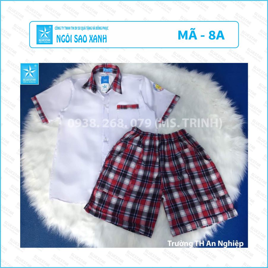 Áo đồng phục học sinh nam - tiểu học An Nghiệp