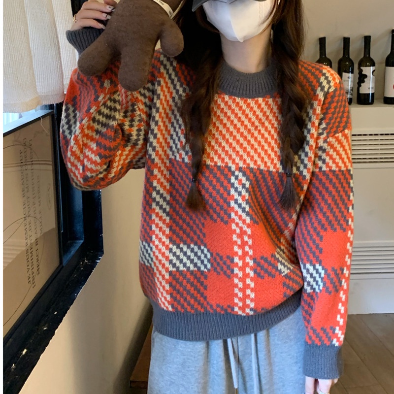 Áo sweater Màu Sắc Xinh Xắn Cho Nữ