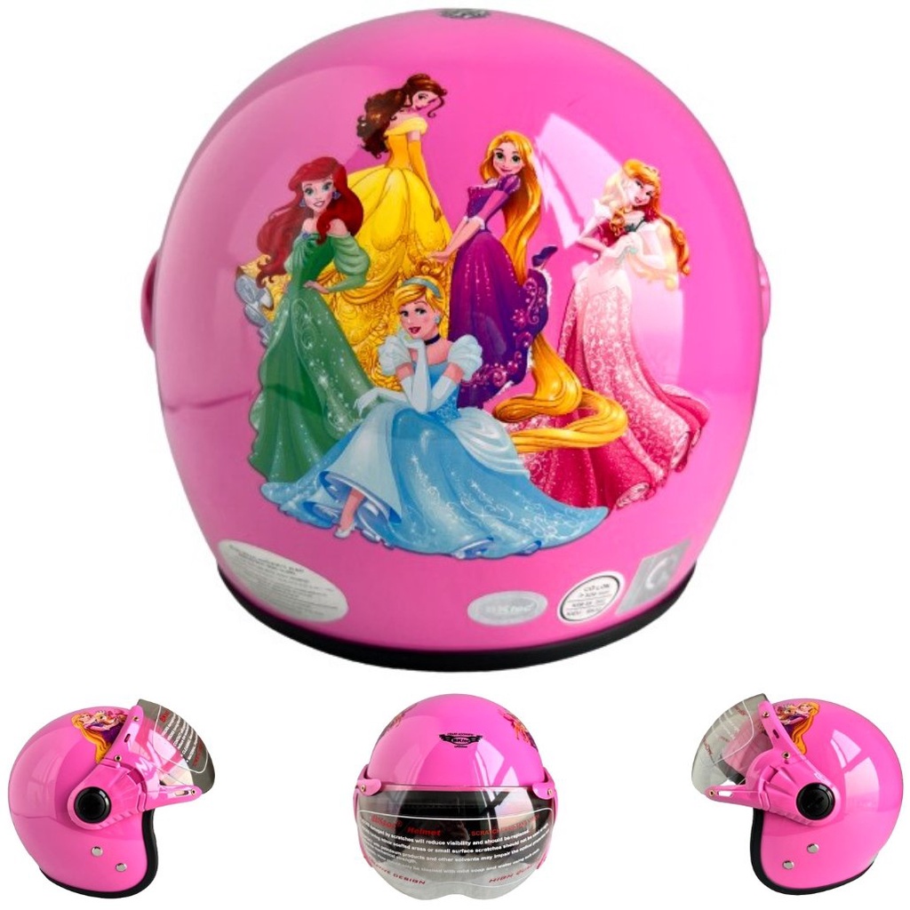 Mũ bảo hiểm trẻ em BKtec BK32 - Dành cho bé từ 4 đến 8 tuổi - Vòng đầu 50-52cm - Phù hợp với bé nặng dưới 25kg